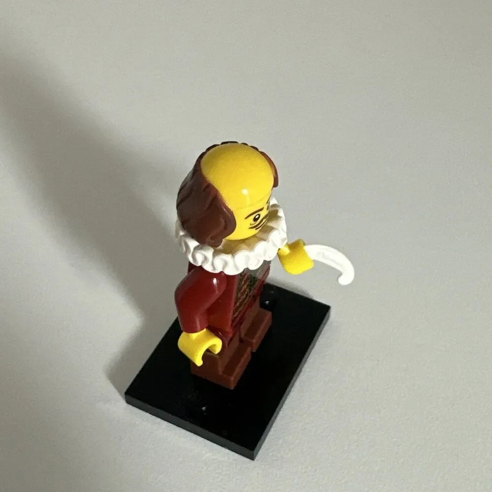 Collectible Lego Minifigure William Shakespeare 71004 The Lego Movie Series 1